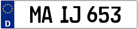 Truck License Plate